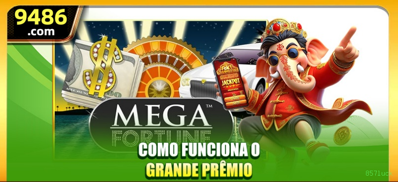 Imagem promocional da 857luck mostrando a plataforma e suas vantagens